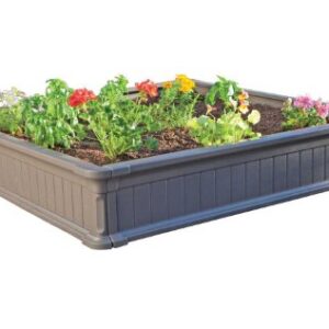 Lifetime 60069 Raised Garden Bed Kit, 4 by 4 ...